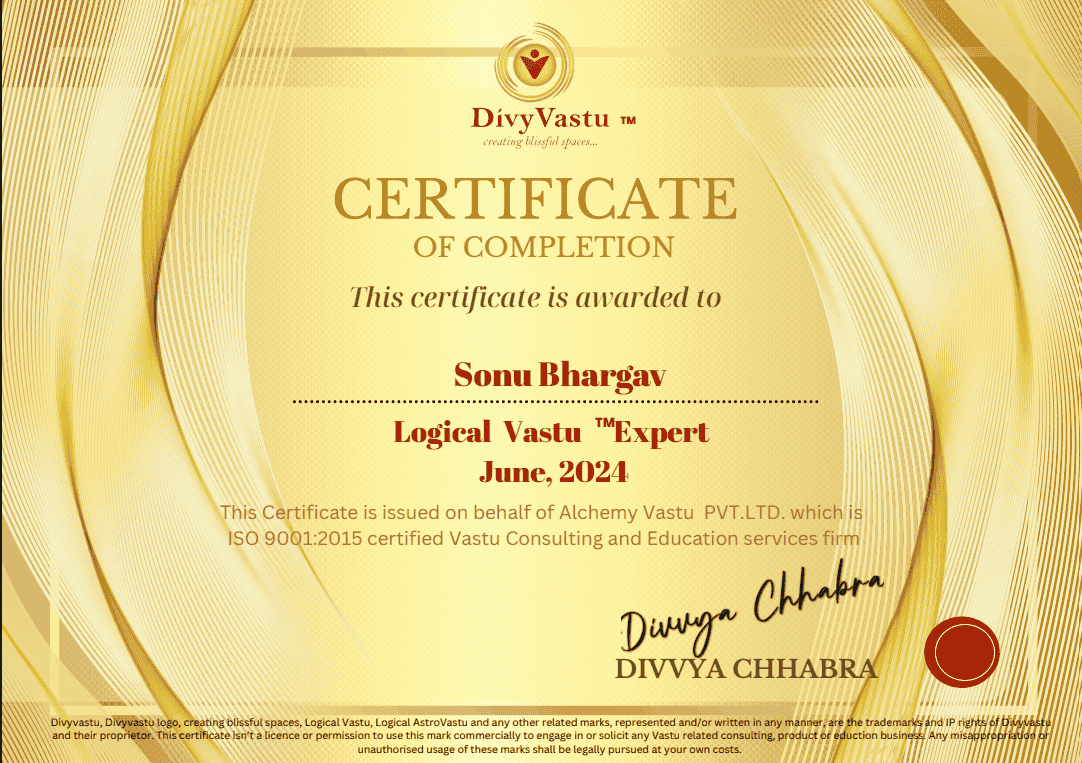 Astrology and Vastu Certification